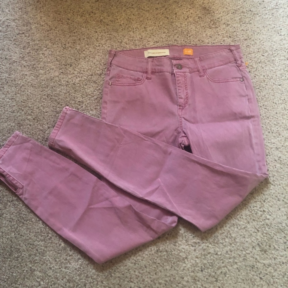 Pilcro and the Letter Press Mauve Serif Jeans